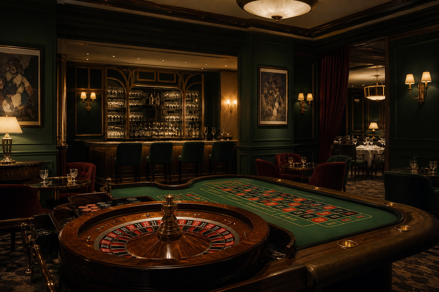 Elegantný kasíno salón Lucerna Vale